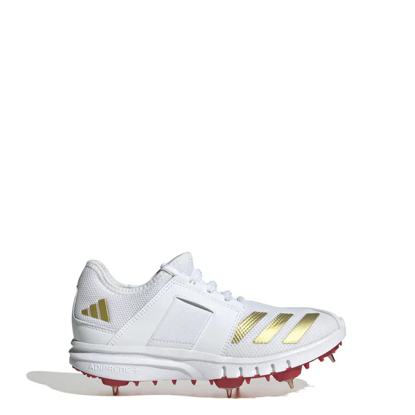 Adidas Howzat Full Spike Shoes - White Gold - Image 11