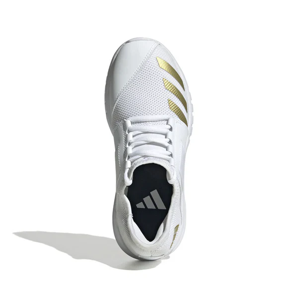Adidas Howzat Full Spike Shoes - White Gold - Image 6