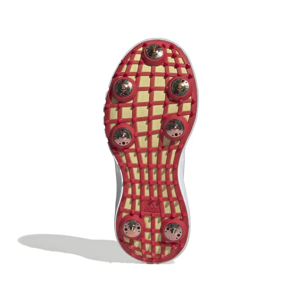 Adidas Howzat Full Spike Shoes - White Gold - Image 7