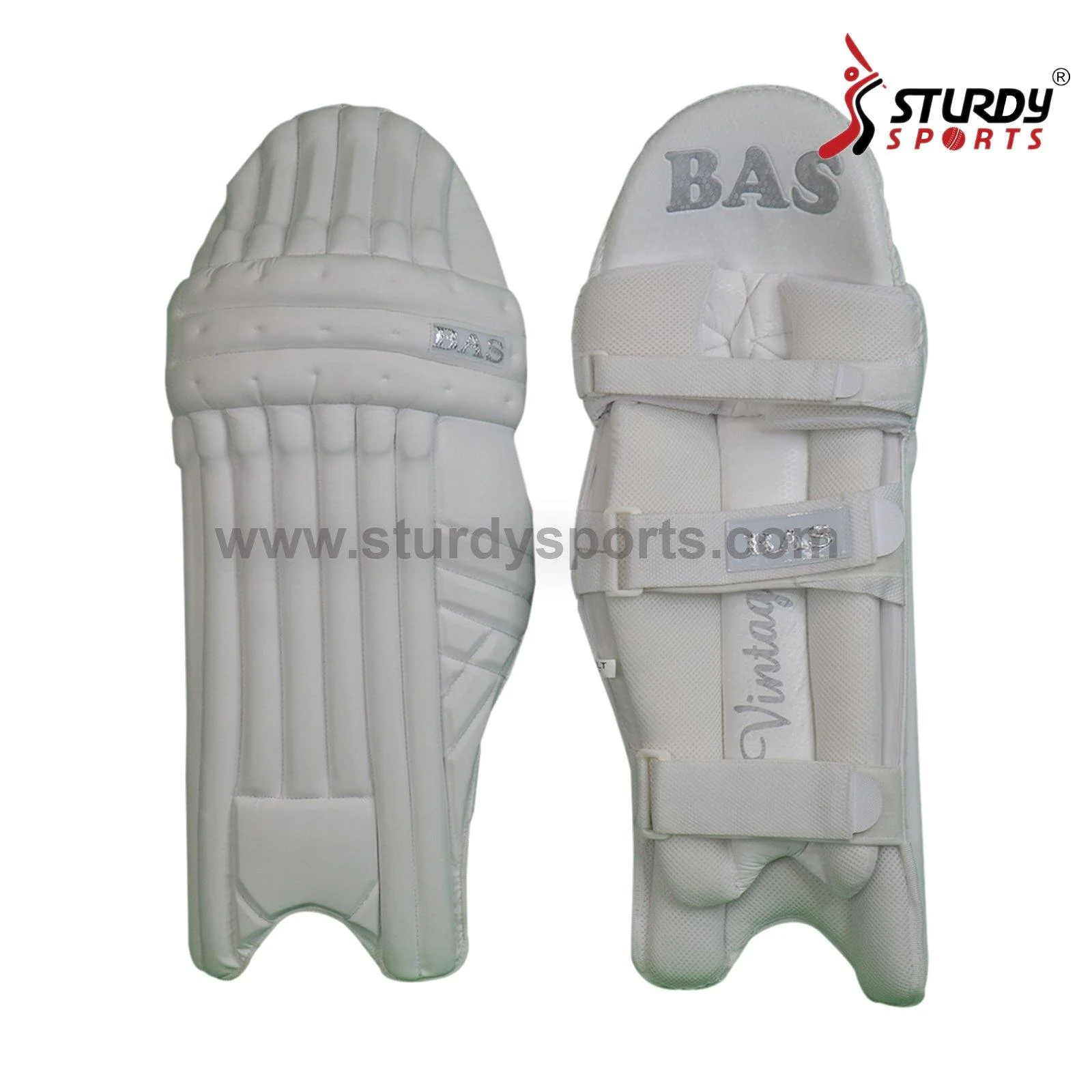 BAS Vintage Batting Cricket Pads - Senior - Image 4
