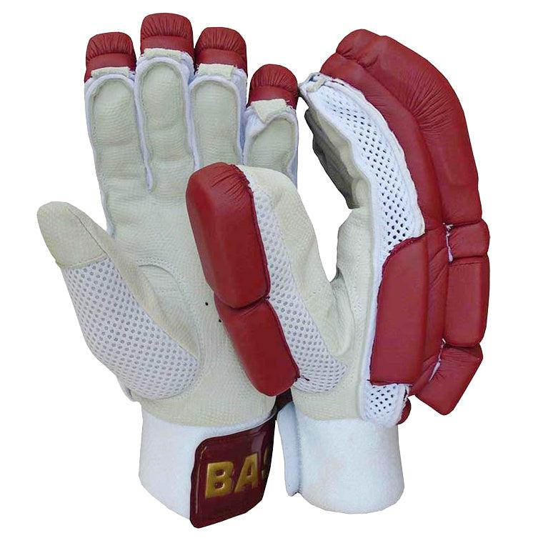 BAS Vintage Classic Batting Gloves - Senior Maroon - Image 2