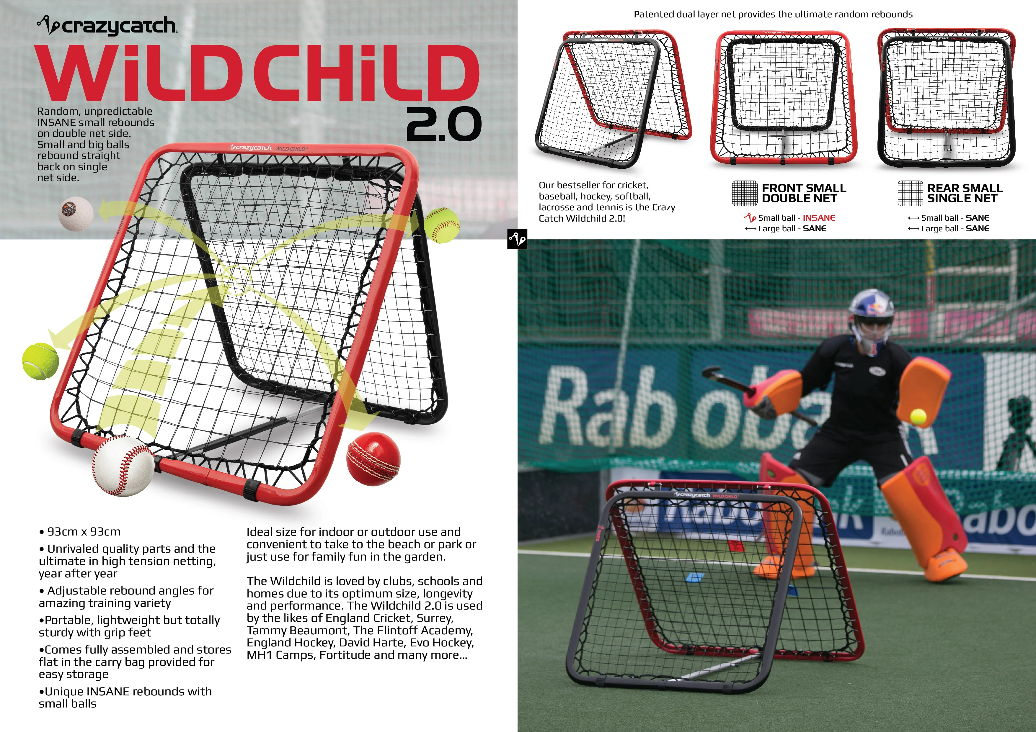 Crazy Catch Wild Child 2.0 Rebounder Net - Image 2