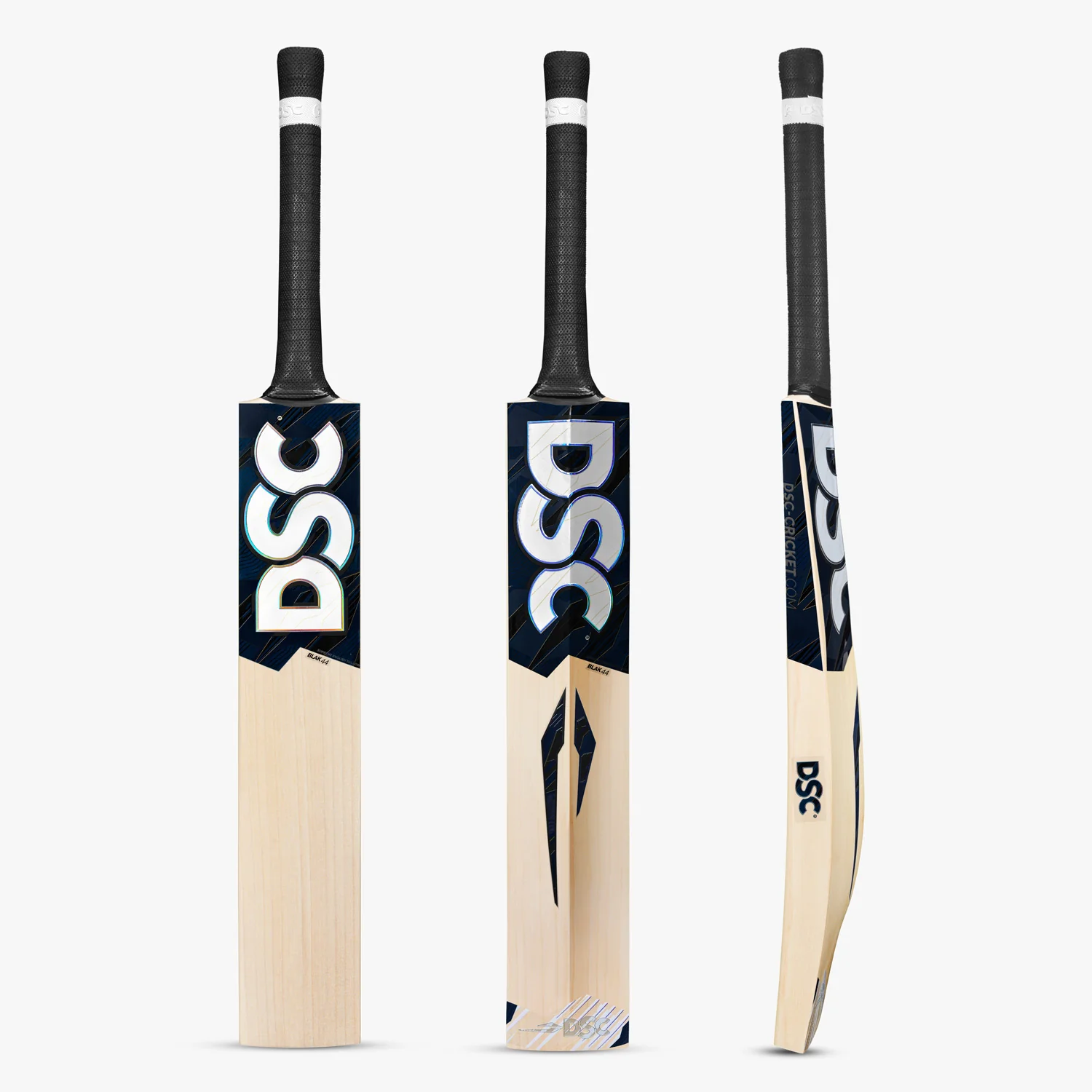 DSC Blak 44 Cricket Bat - Senior Long Blade Long Handle - Image 2
