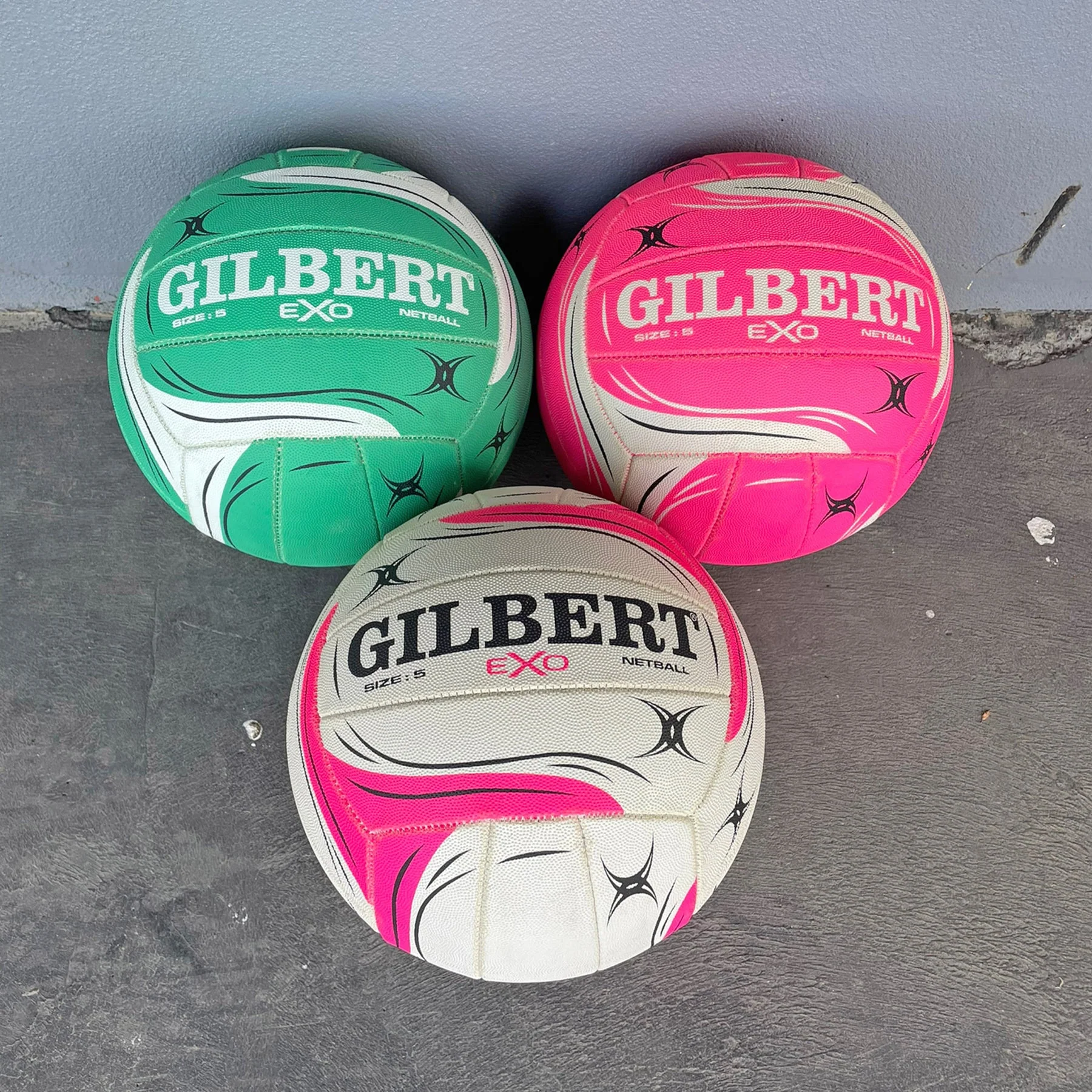 Gilbert Exo Trainer Pink Netball - Size 5 - Image 4