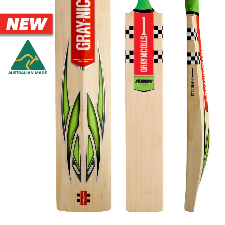 Gray Nicolls Fusion 1500 Cricket Bat - Senior (Natural) - Image 2