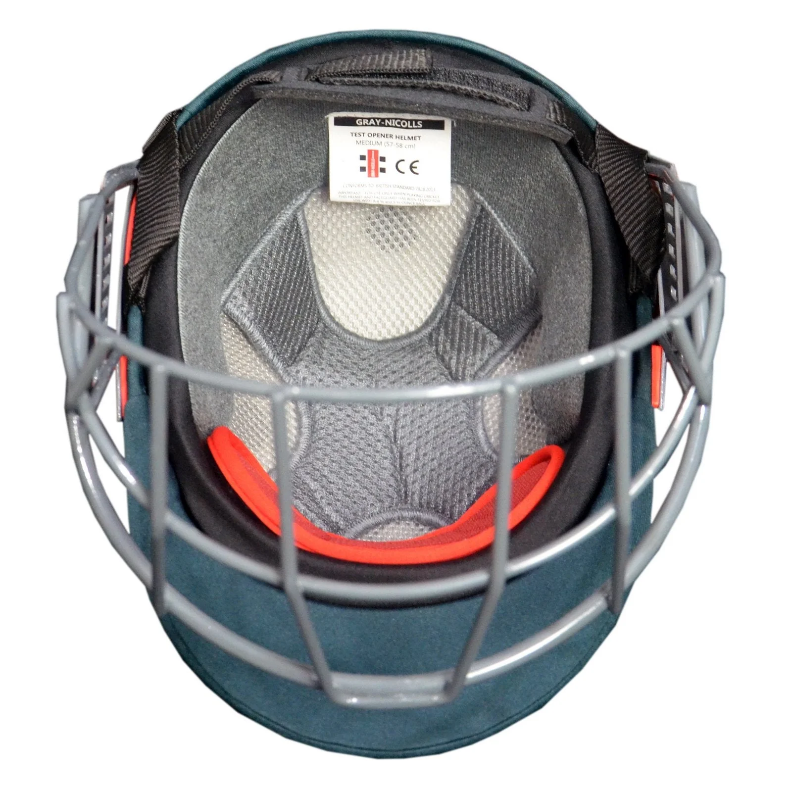 Gray Nicolls Test Opener Green Cricket Helmet - Senior - Image 4
