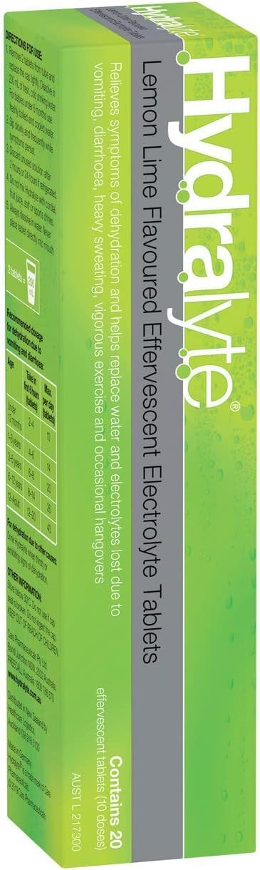 Hydralyte Tablets Lemon/ Lime - Pack of 20 - Image 2