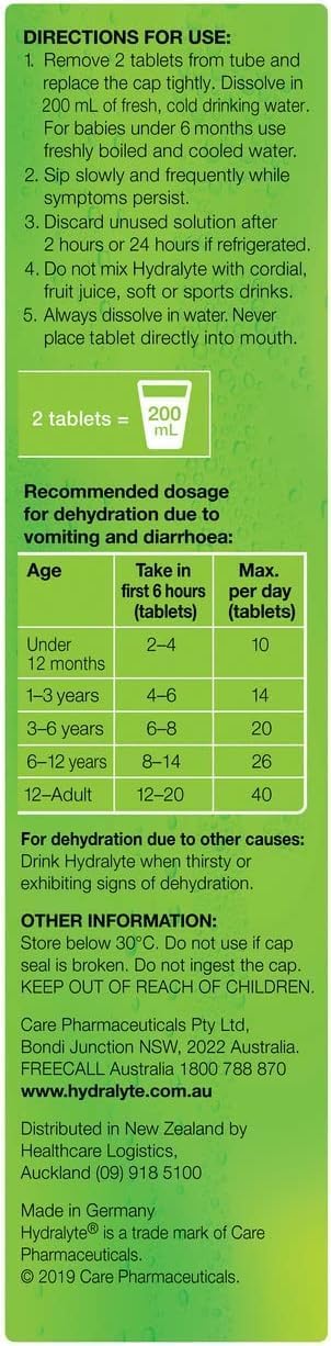 Hydralyte Tablets Lemon/ Lime - Pack of 20 - Image 4