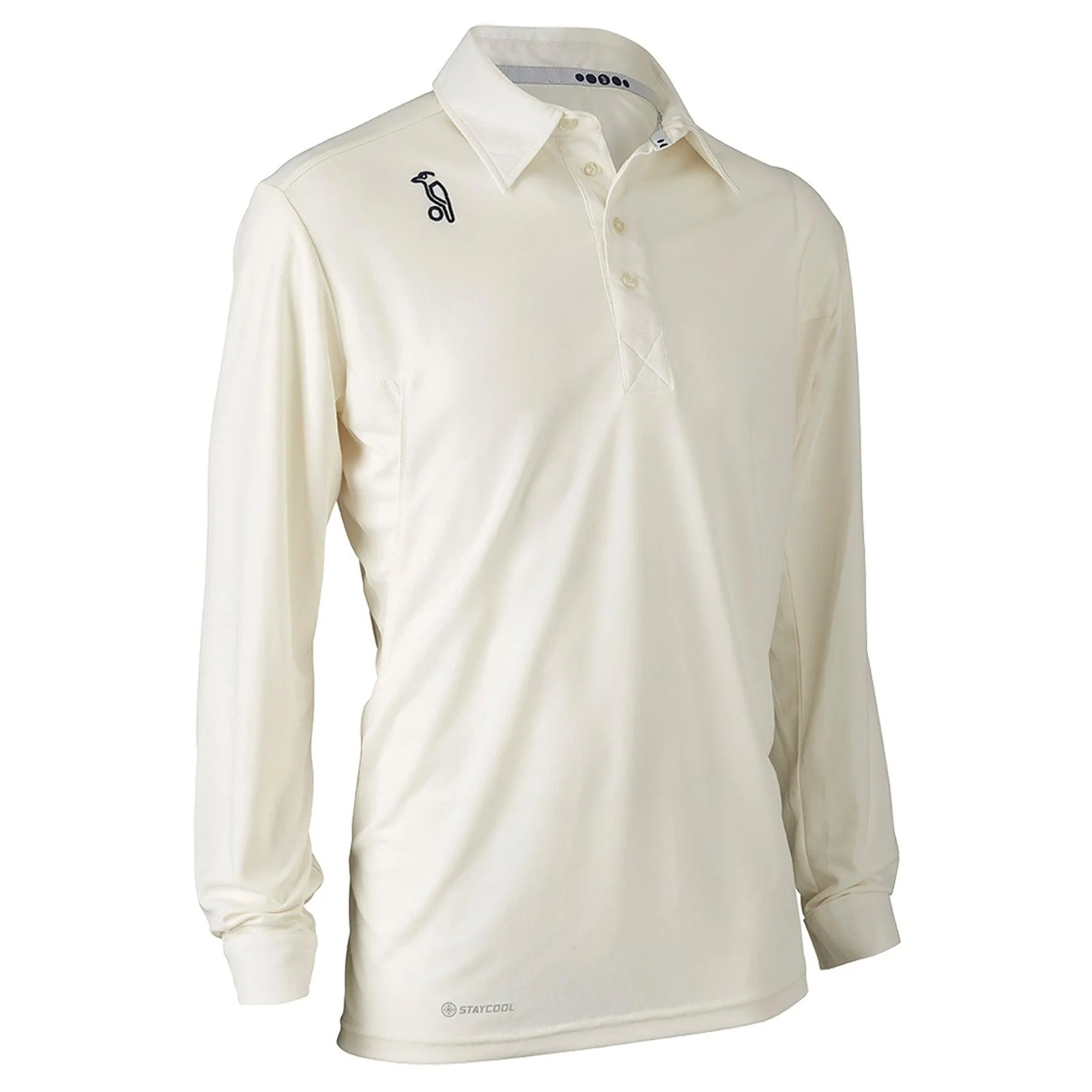 Kookaburra Pro Player Long Sleeve Shirt Cream - Senior