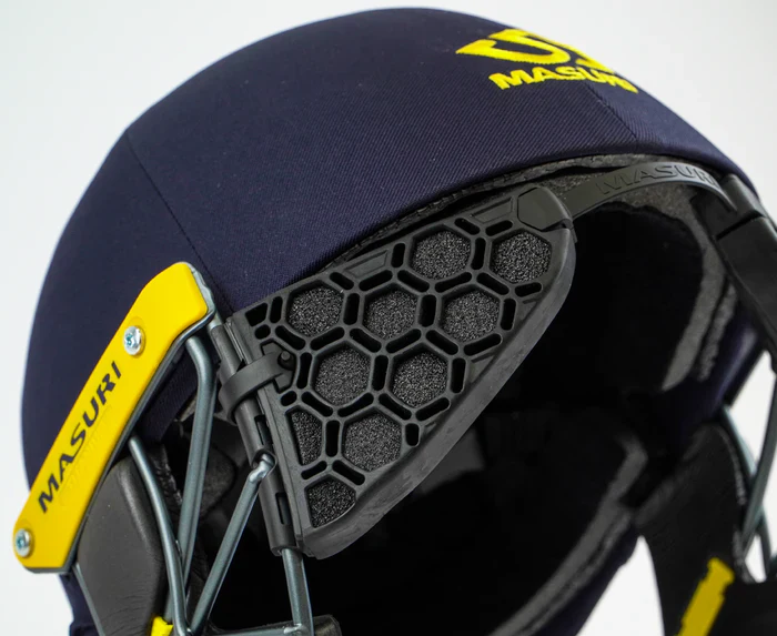 Masuri C Line Plus Steel Grille Cricket Helmet - Senior Black - Image 7