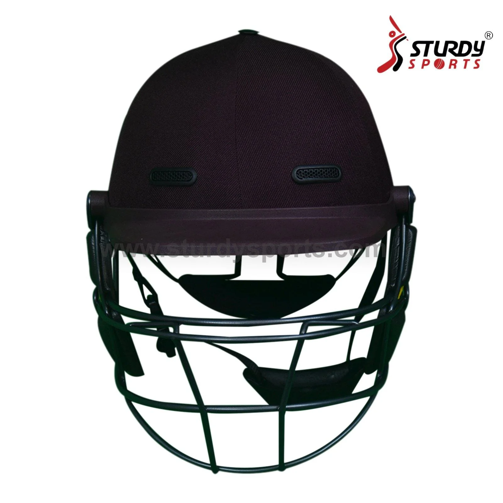 Masuri E Line Titanium Maroon Cricket Helmet - Senior - Image 2