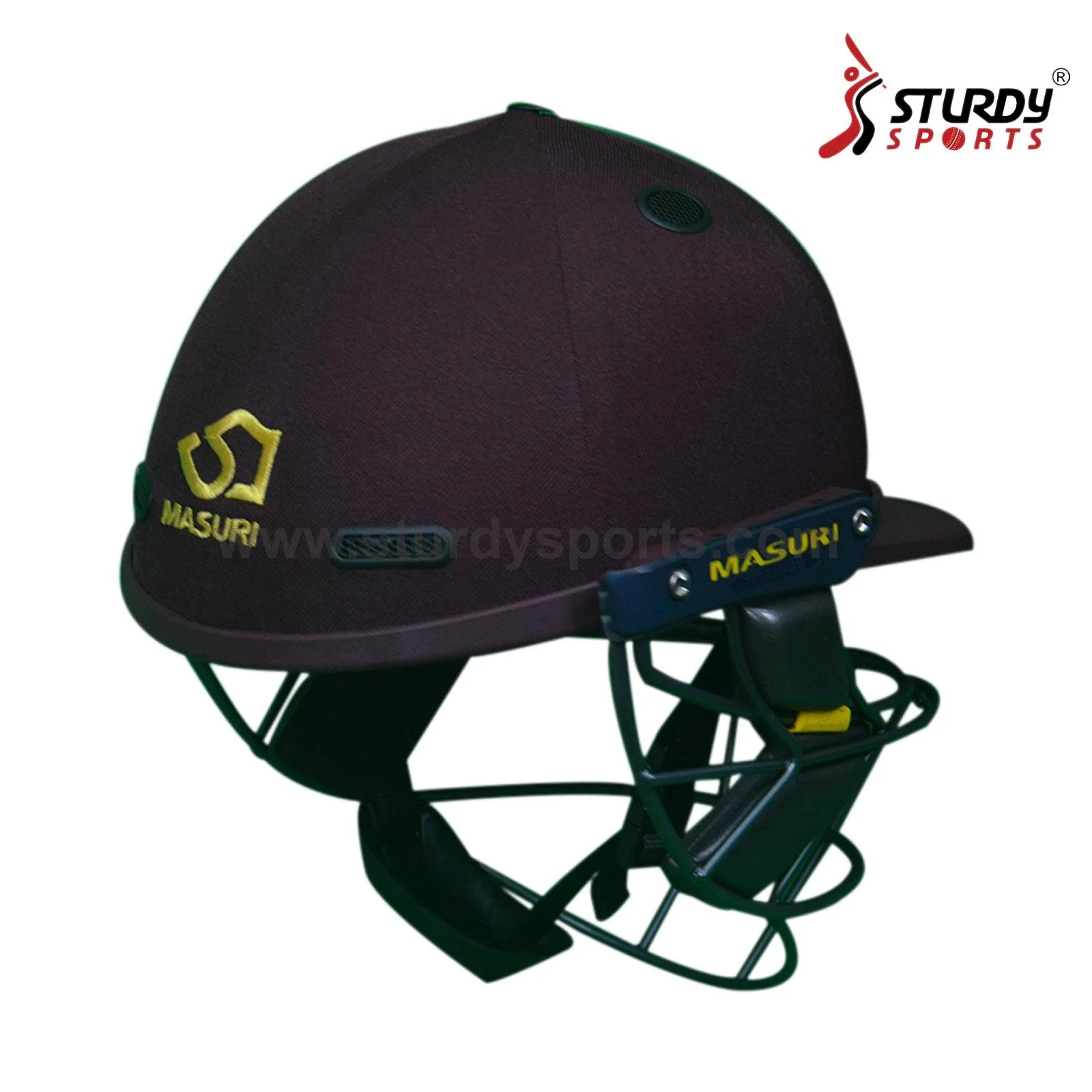 Masuri E Line Titanium Maroon Cricket Helmet - Senior - Image 5