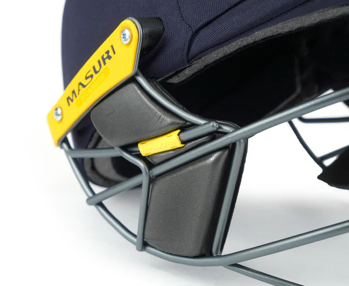 Masuri T Line Steel Grille Cricket Helmet - Senior Navy - Image 3