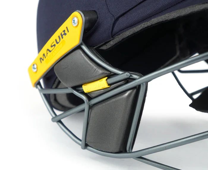 Masuri T Line Titanium Grille Cricket Helmet - Senior Navy - Image 3