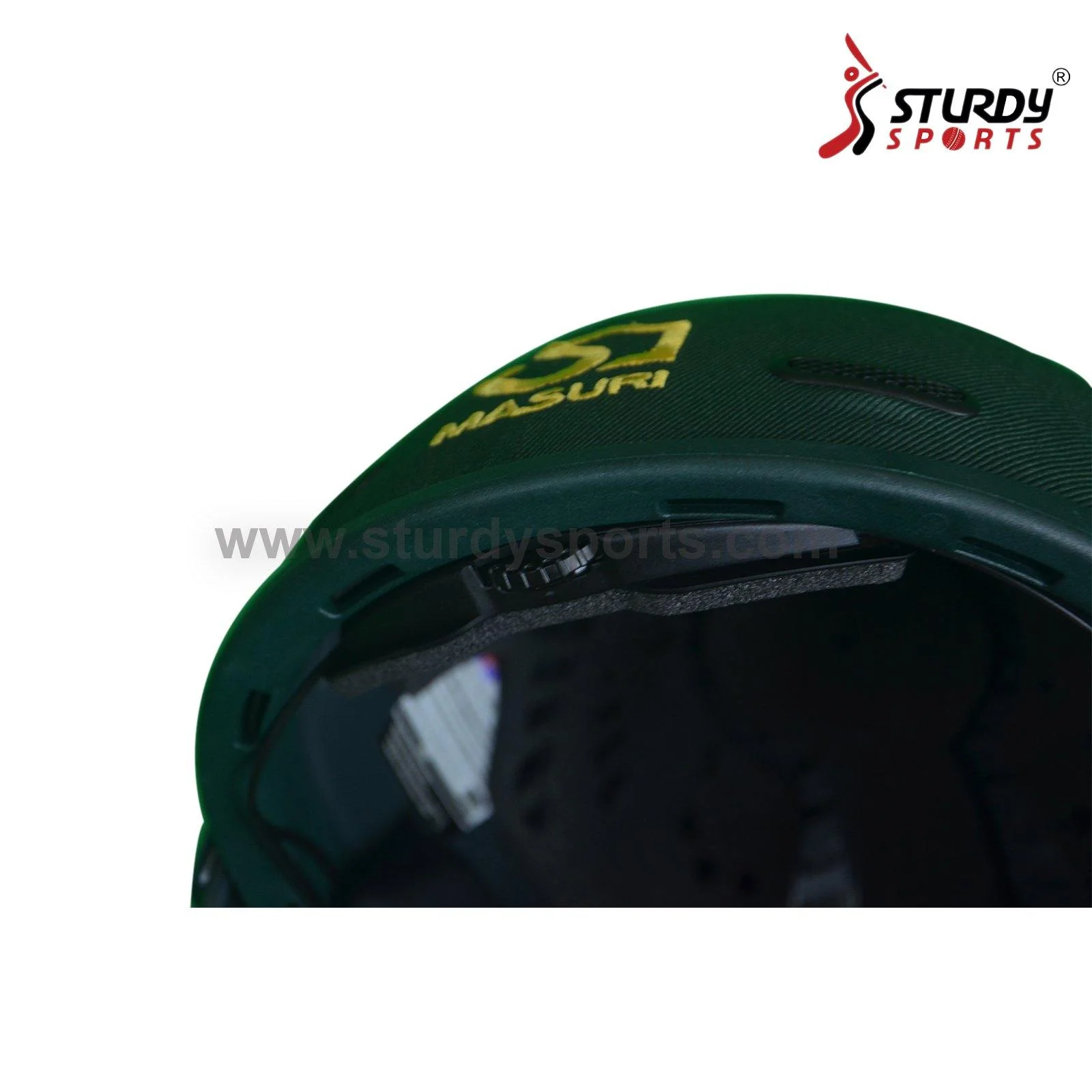 Masuri T Line Titanium Green Cricket Helmet - Senior - Image 6