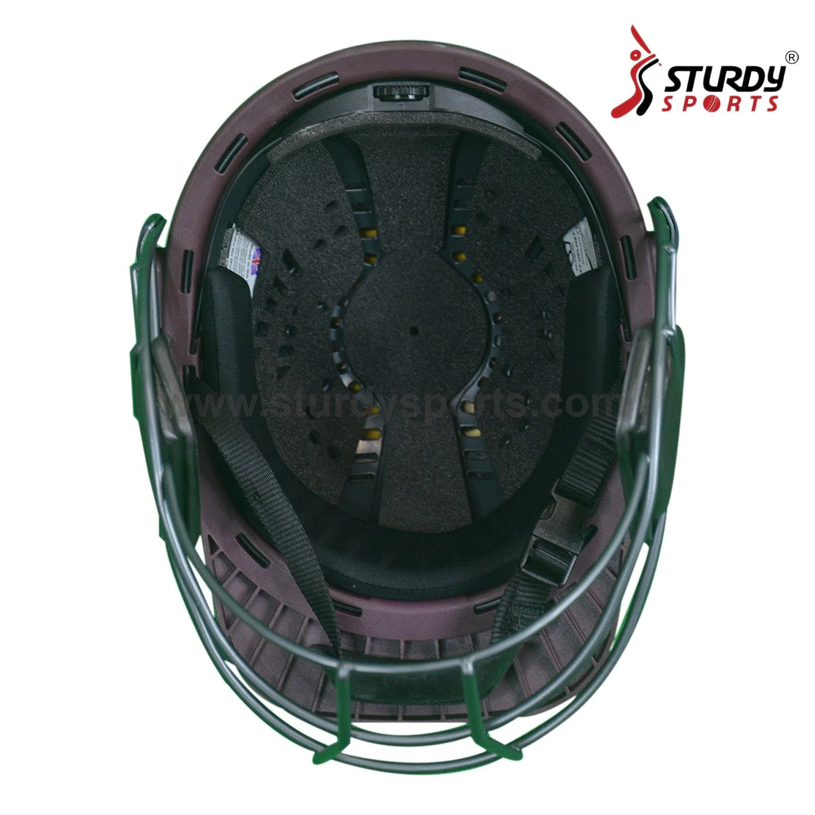 Masuri T Line Titanium Maroon Cricket Helmet - Senior - Image 5