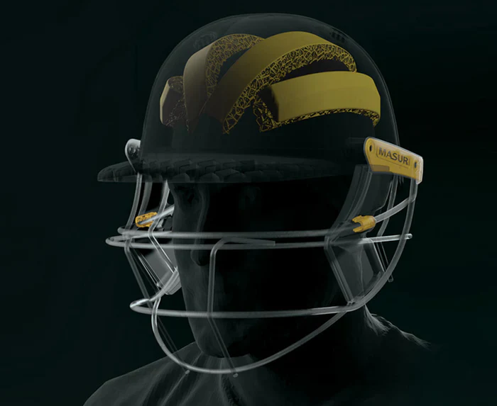 Masuri True Fit 3D T Line Steel Grille Cricket Helmet - Senior Navy - Image 6