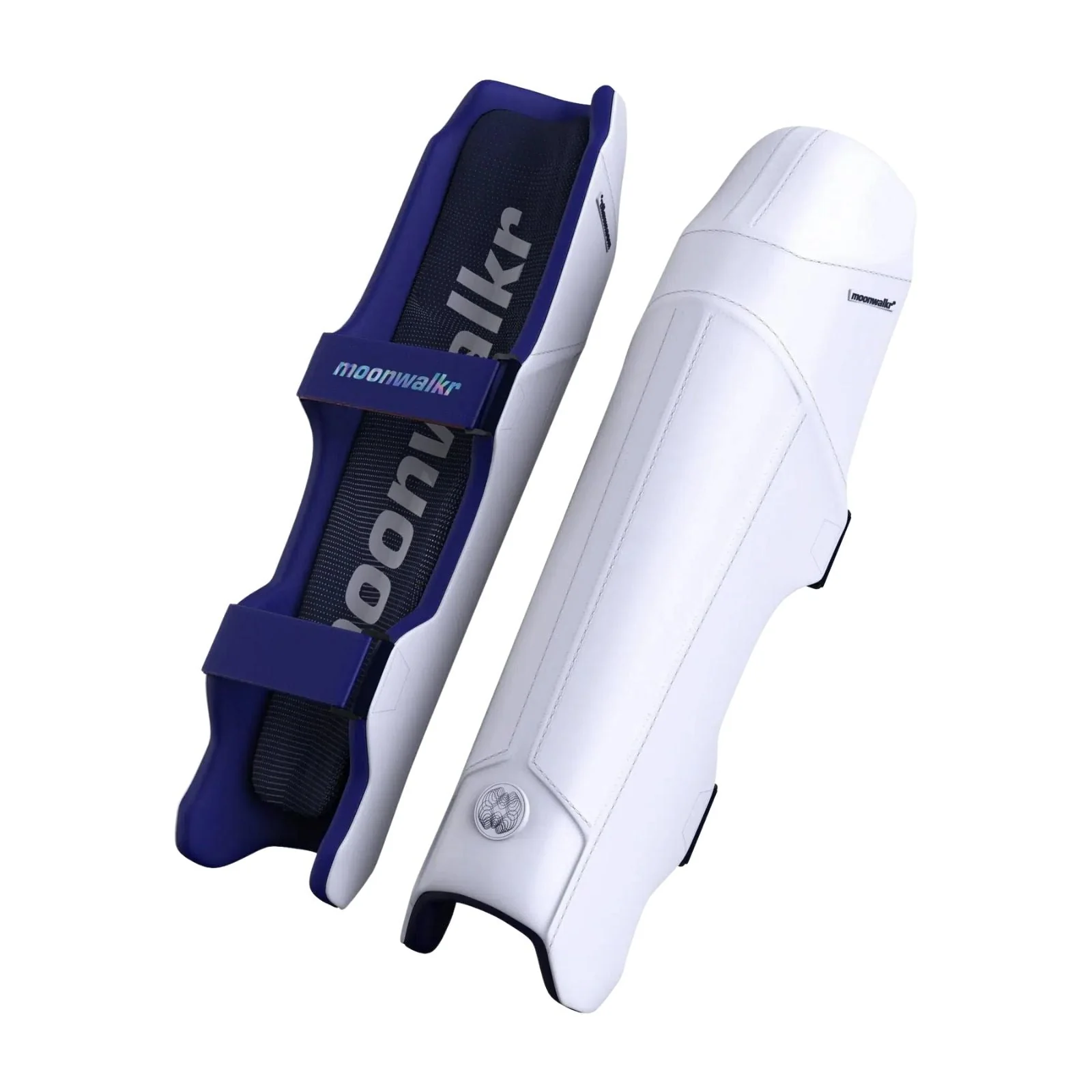 Moonwalkr 2.0 Cricket Batting Pads - Medium White - Image 2