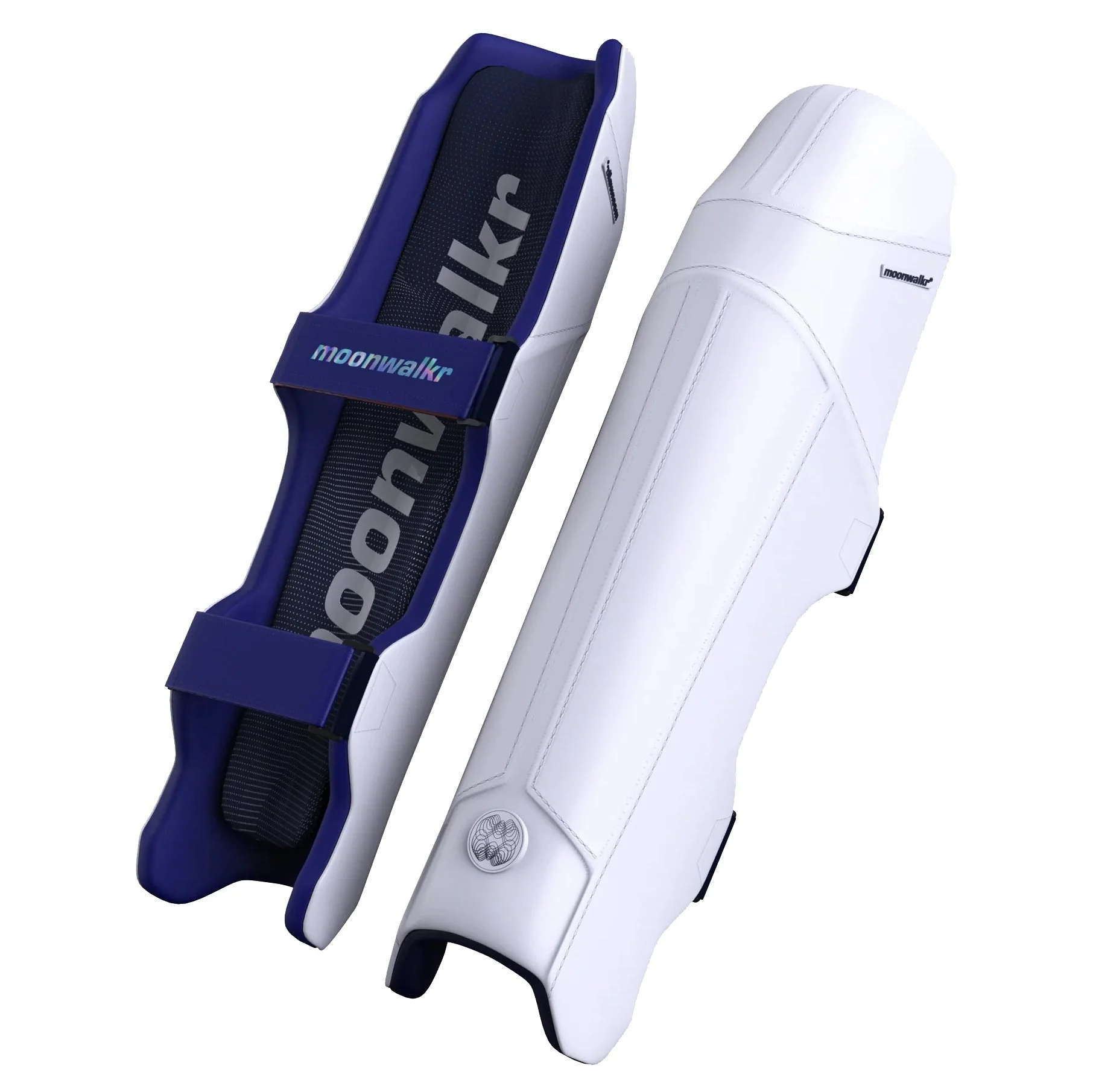 Moonwalkr 2.0 Cricket Batting Pads - XL White - Image 2