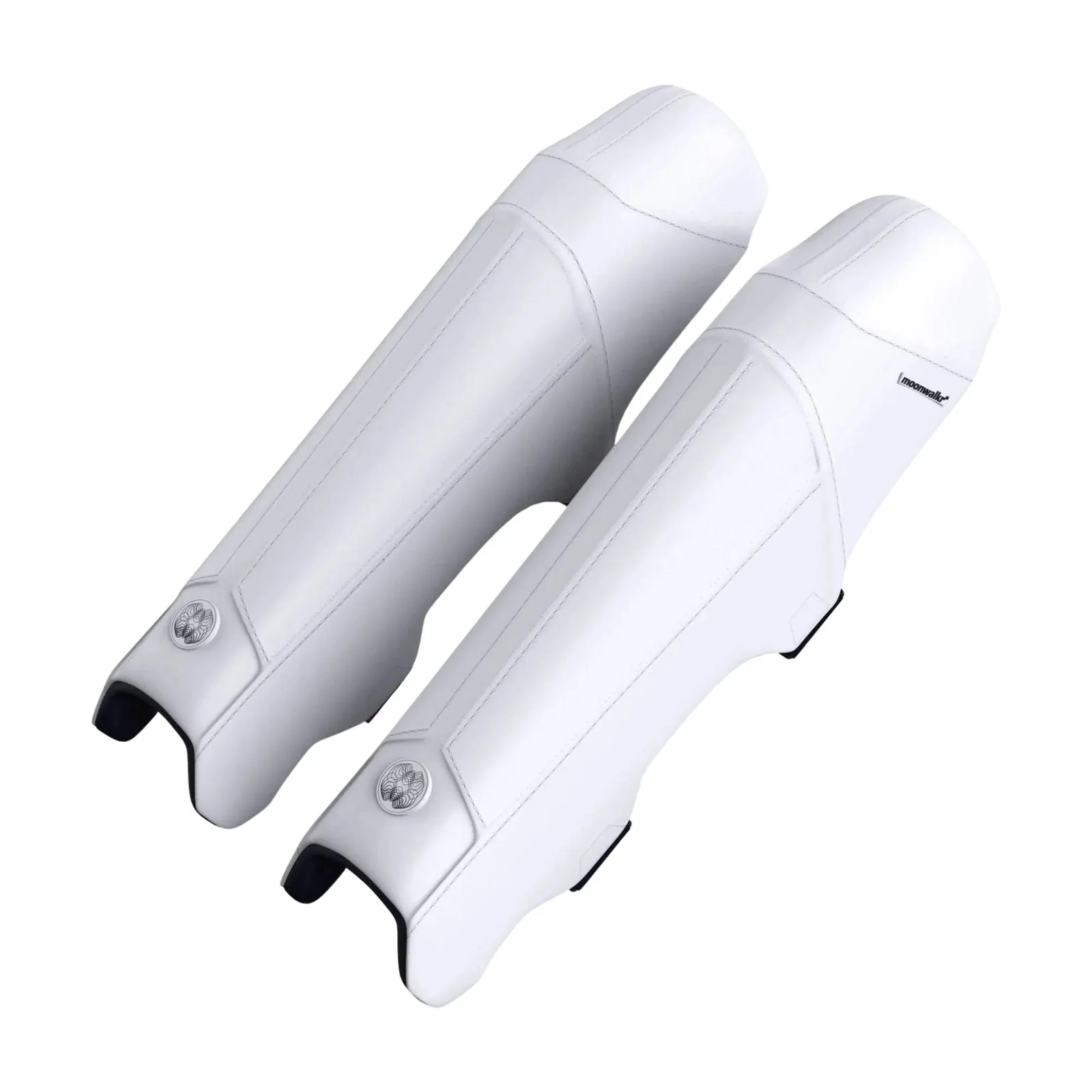 Moonwalkr 2.0 Cricket Batting Pads - Small White - Image 3