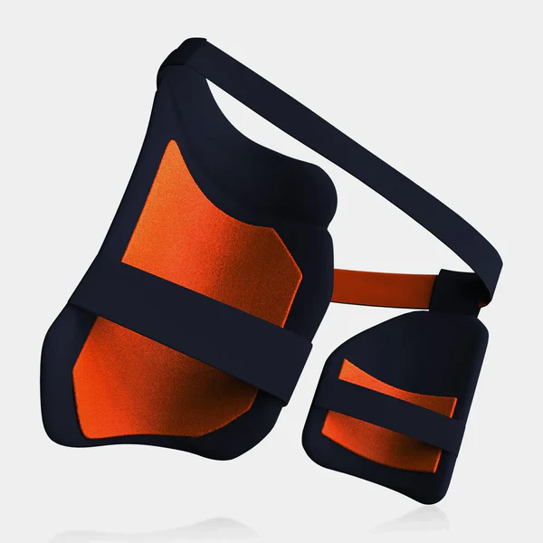 MoonWalkr 2.0 Cricket Combo Thigh Guard - Large Navy - Image 5