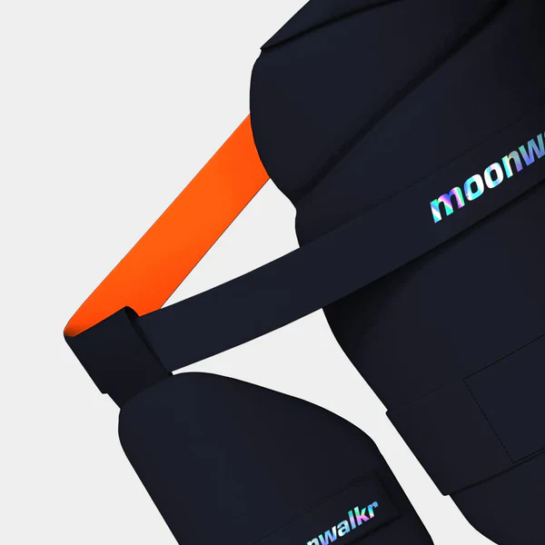 MoonWalkr 2.0 Cricket Combo Thigh Guard - Large Navy - Image 7