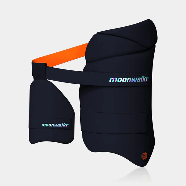 MoonWalkr 2.0 Cricket Combo Thigh Guard - Small Navy