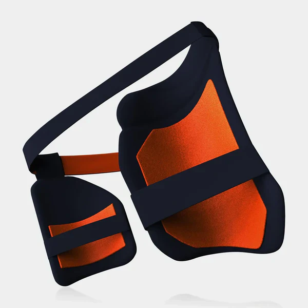 MoonWalkr 2.0 Cricket Combo Thigh Guard - Small Navy - Image 11
