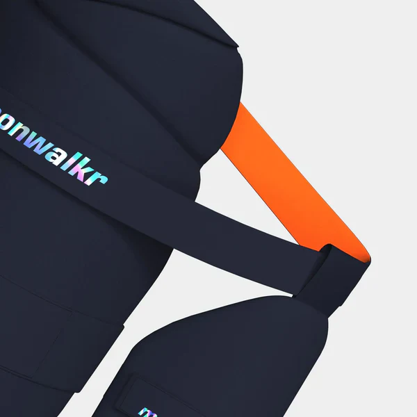 MoonWalkr 2.0 Cricket Combo Thigh Guard - Small Navy - Image 12