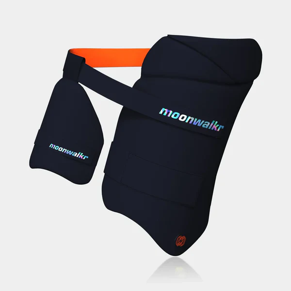 MoonWalkr 2.0 Cricket Combo Thigh Guard - Small Navy - Image 2