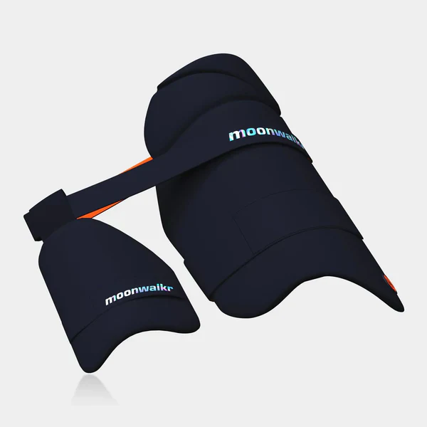 MoonWalkr 2.0 Cricket Combo Thigh Guard - Small Navy - Image 8