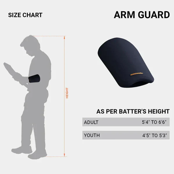 Moonwalkr Cricket Arm Guard - Senior Navy - Image 3