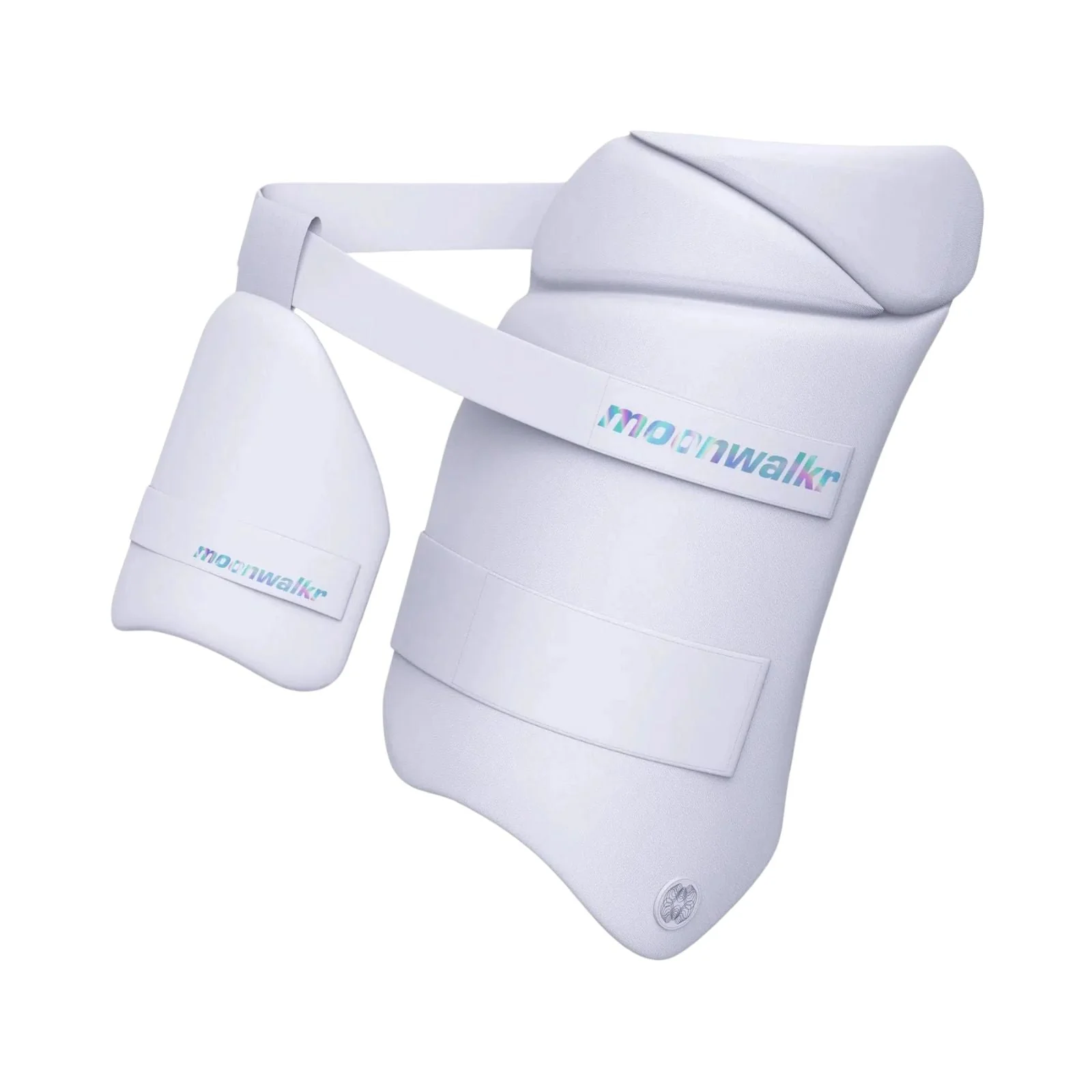 MoonWalkr 2.0 Cricket Combo Thigh Guard - Medium White - Image 5