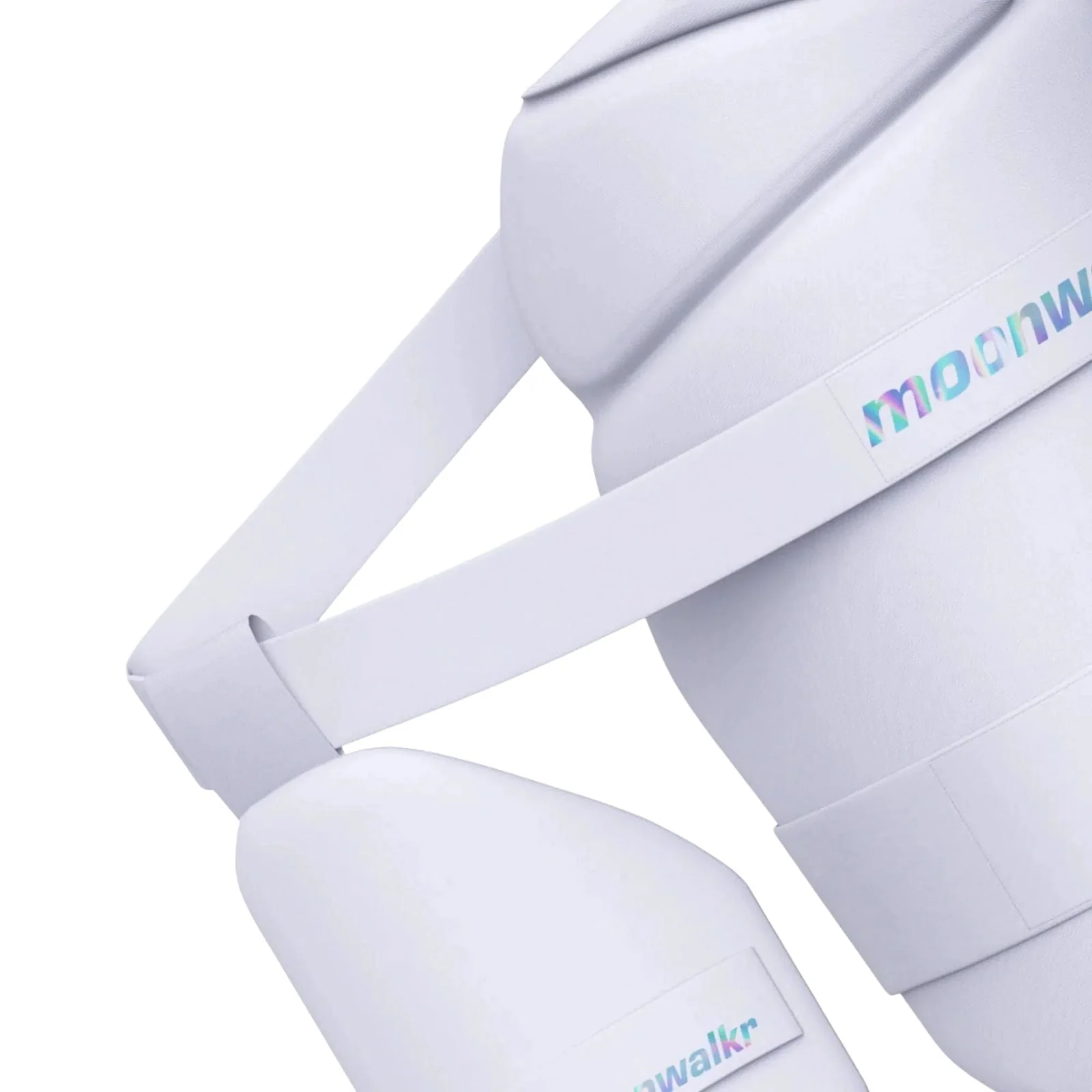 MoonWalkr 2.0 Cricket Combo Thigh Guard - XL White - Image 4