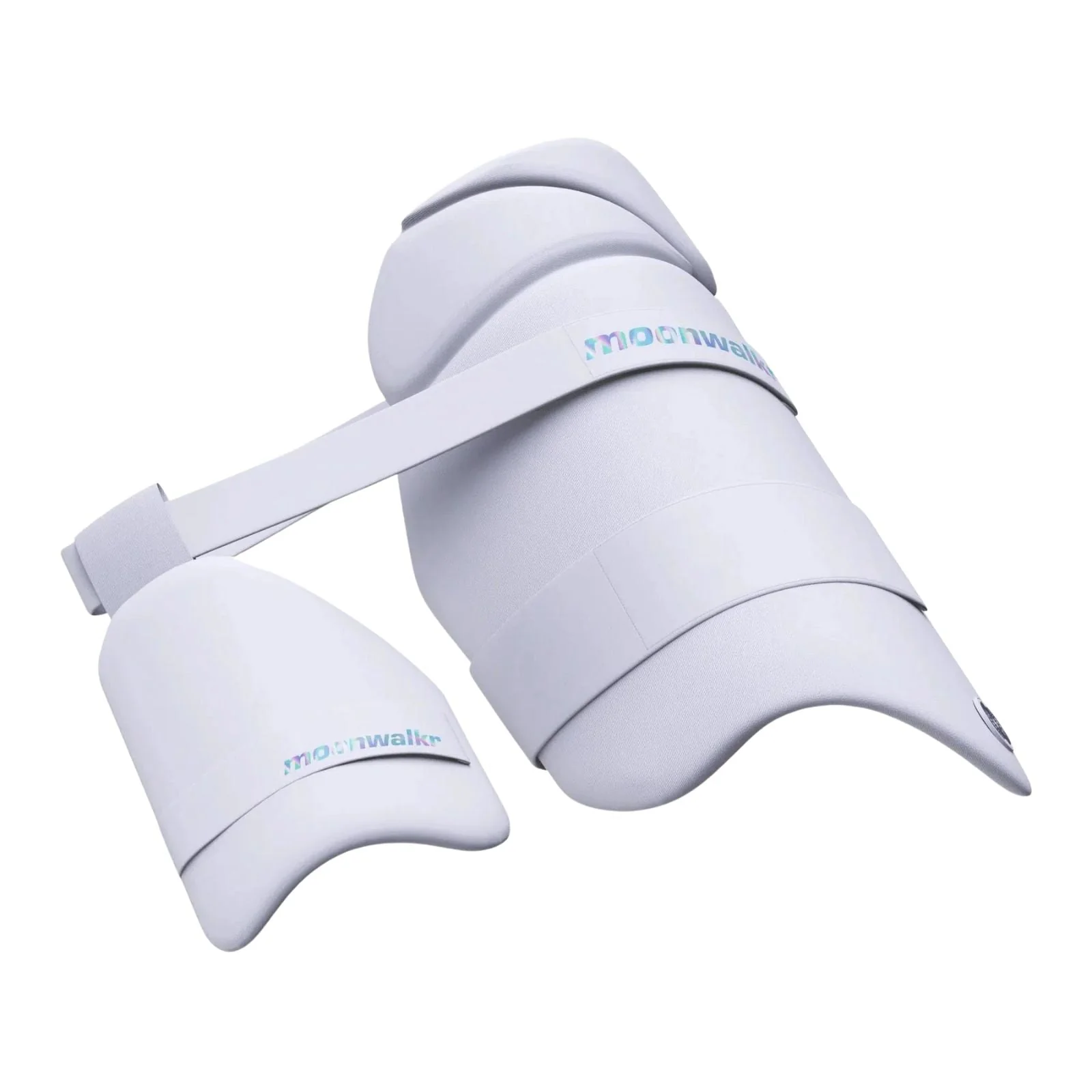 MoonWalkr 2.0 Cricket Combo Thigh Guard - Small White - Image 3