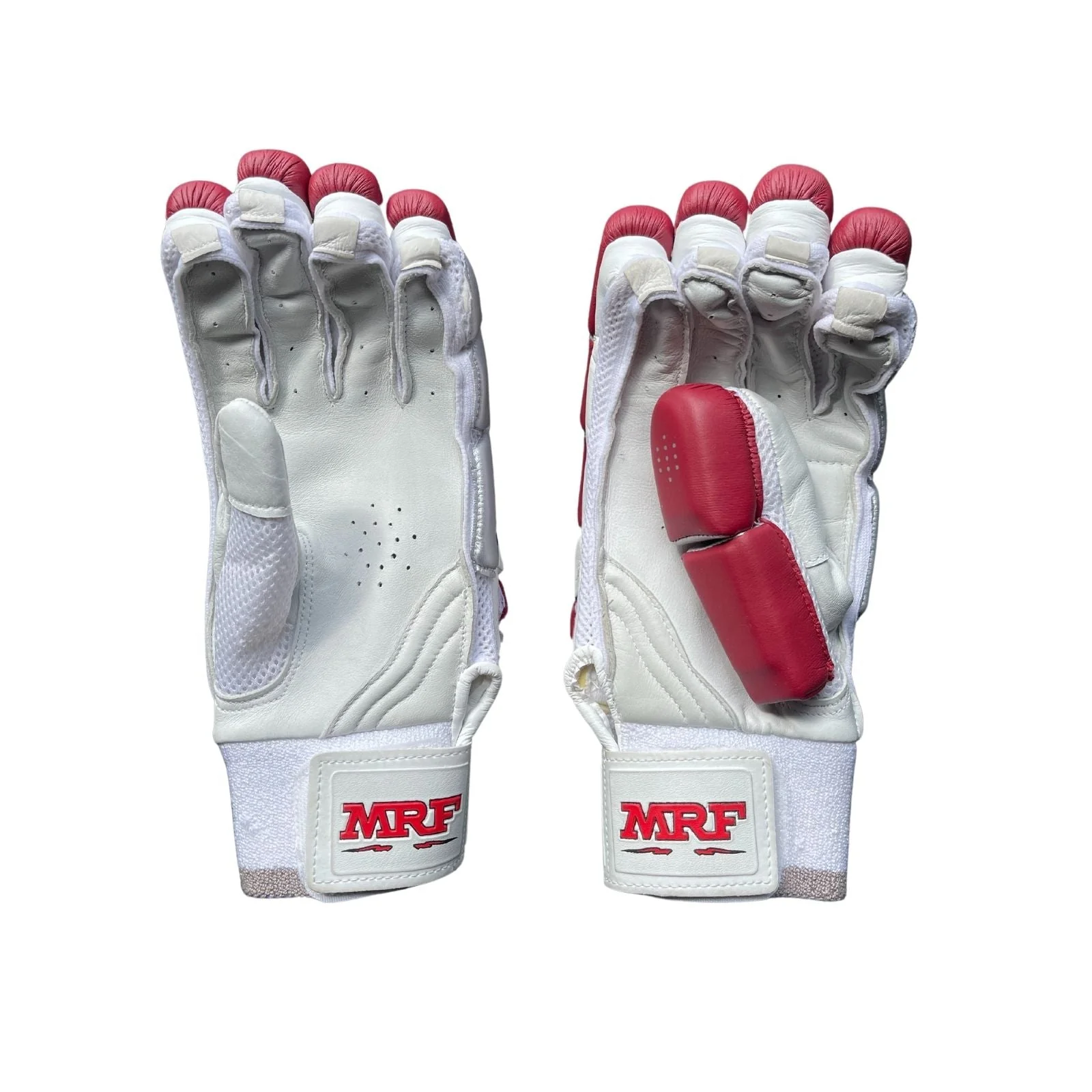 MRF 360 Coloured Batting Gloves - Red - Image 2