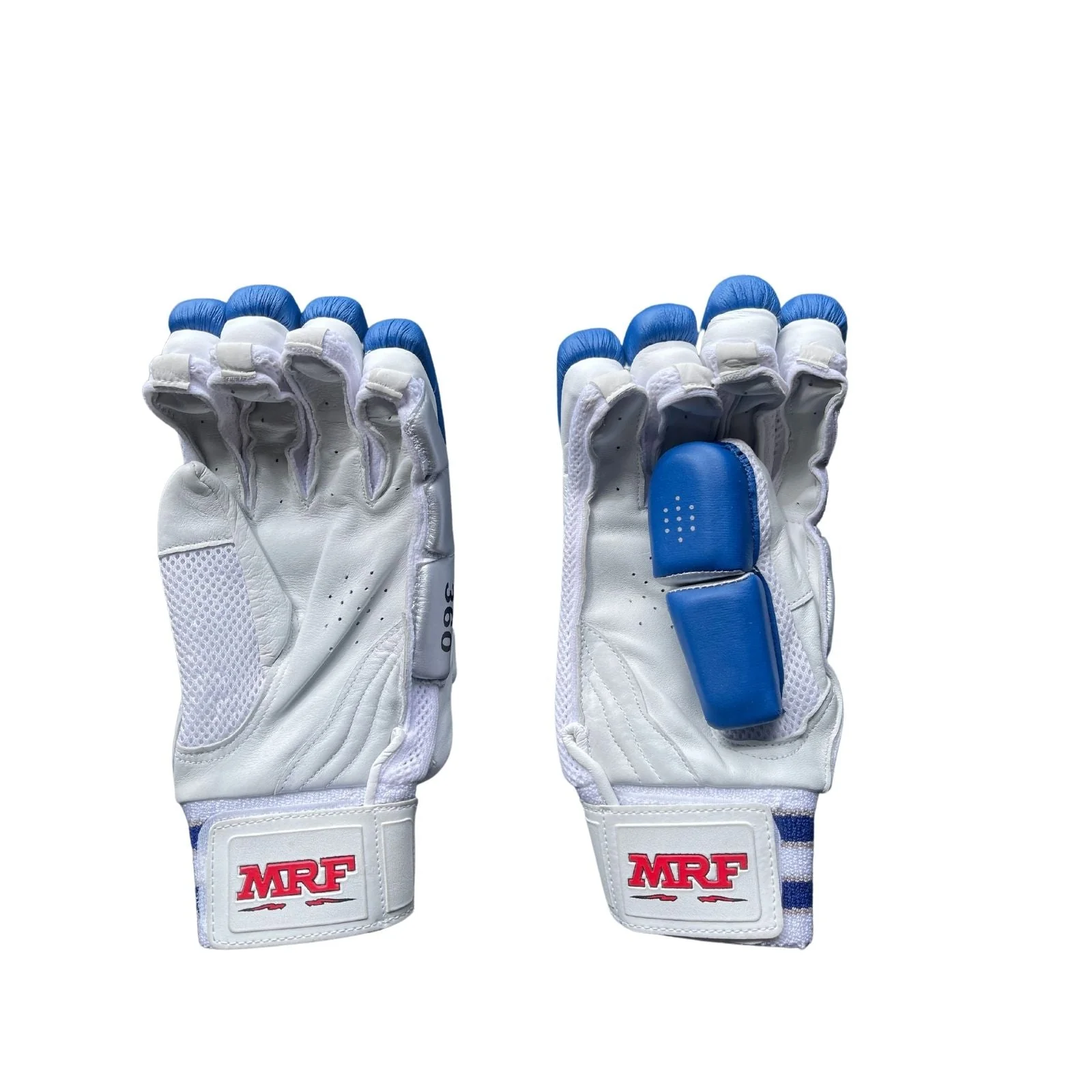 MRF 360 Coloured Batting Gloves - Royal Blue - Image 2