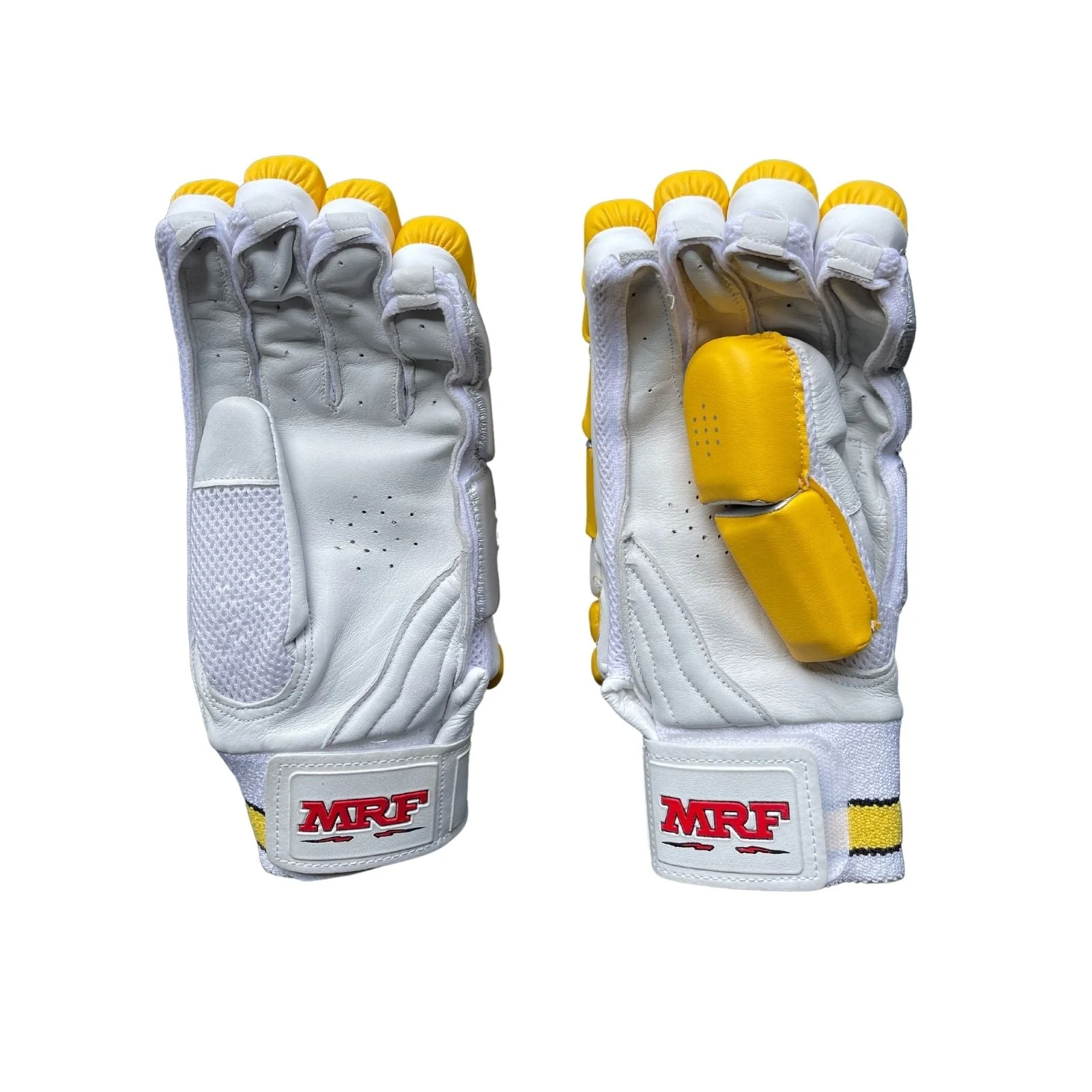 MRF 360 Coloured Batting Gloves - Yellow - Image 2