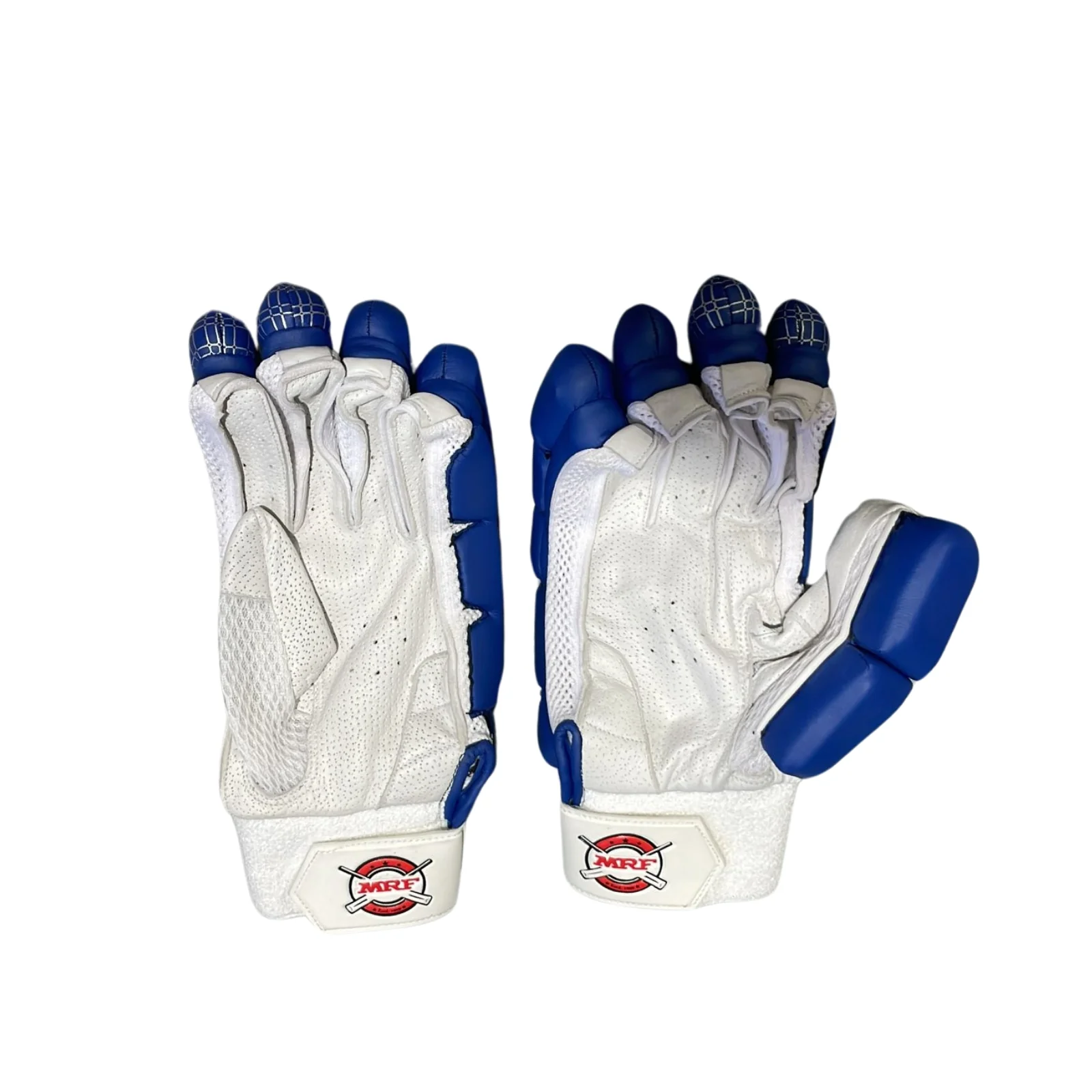MRF Genius 360 Batting Gloves - Senior Royal Blue - Image 2