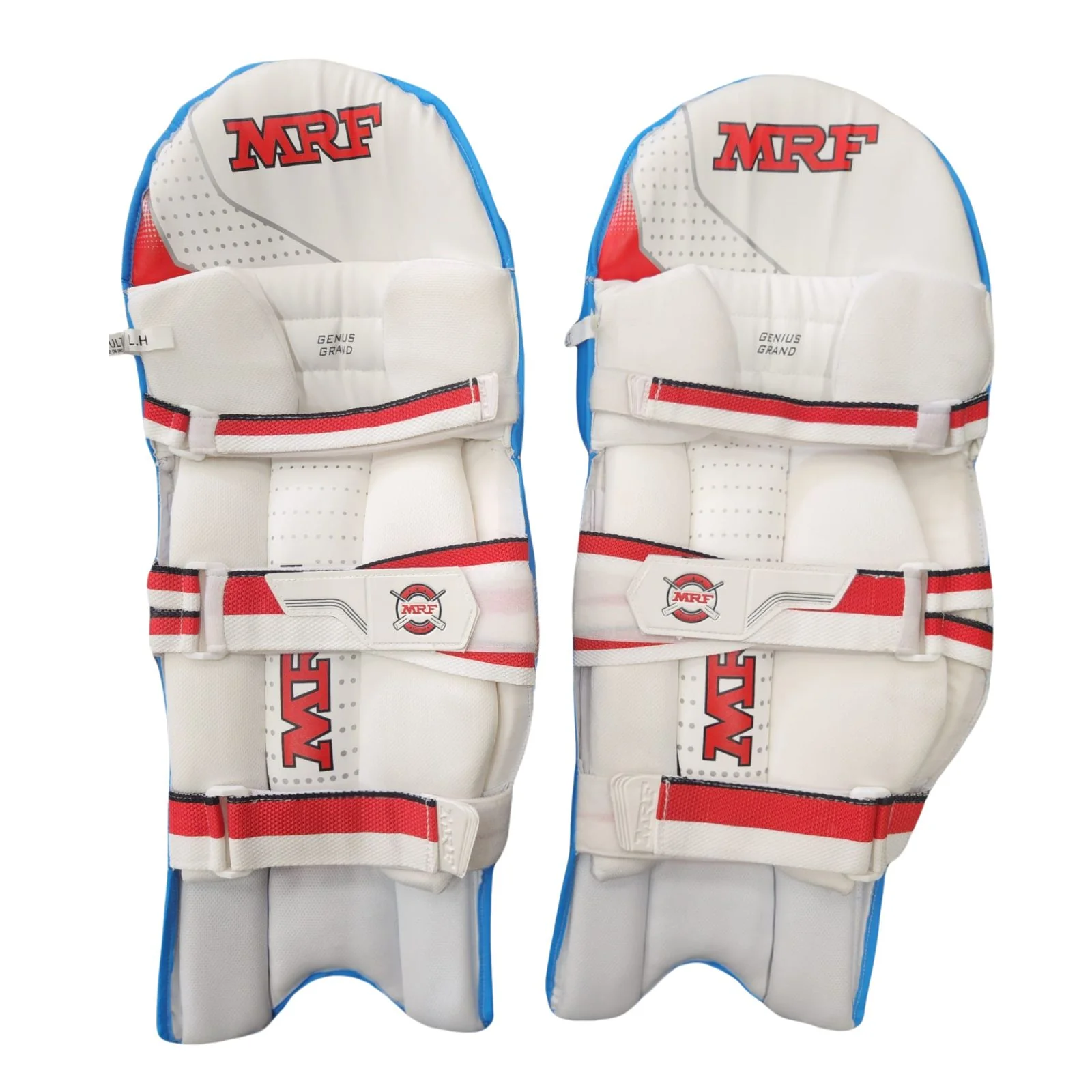 MRF Genius Grand Batting Pads - Sky Blue Senior - Image 2