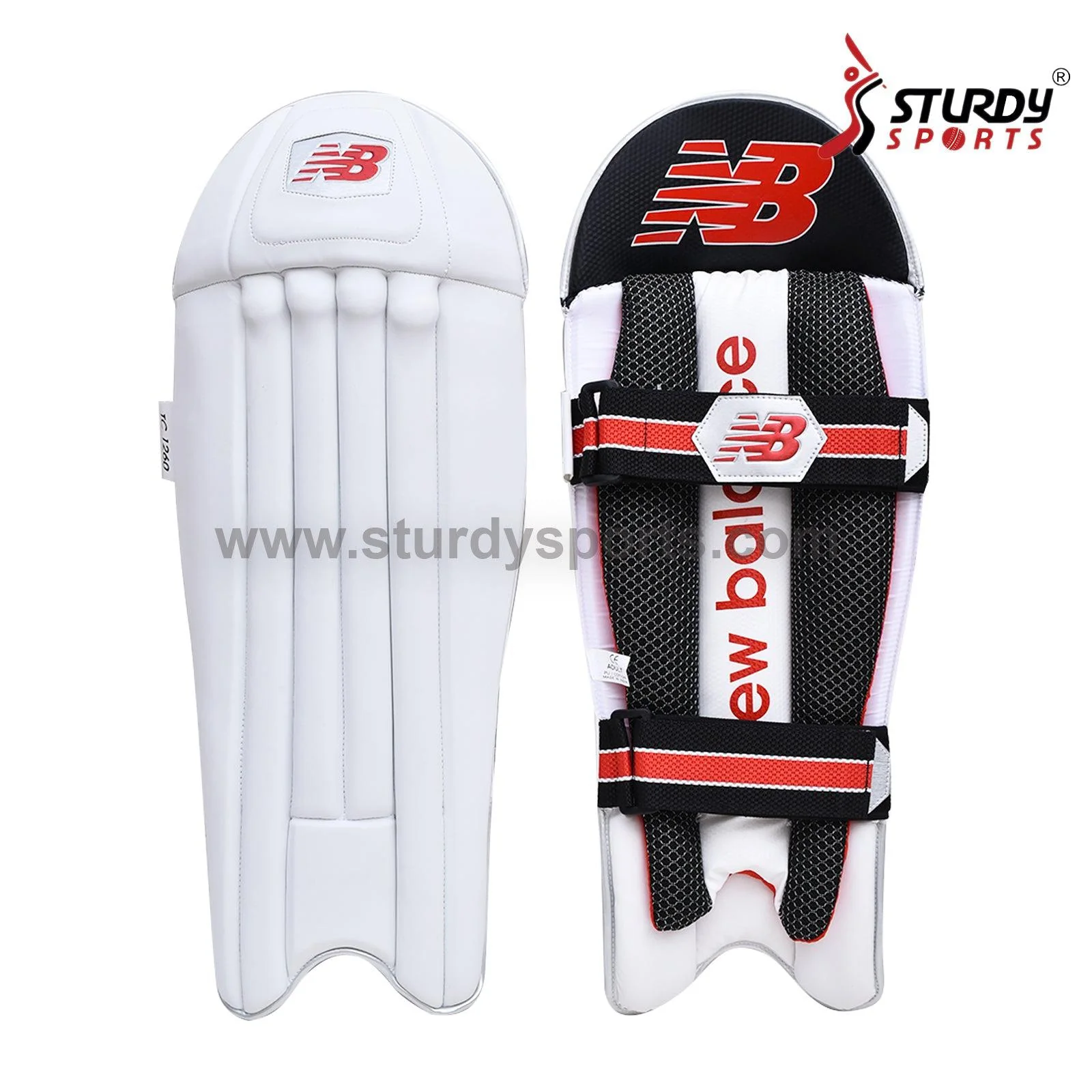 New Balance NB TC 1260 Keeping Cricket Pads - Senior - Image 4