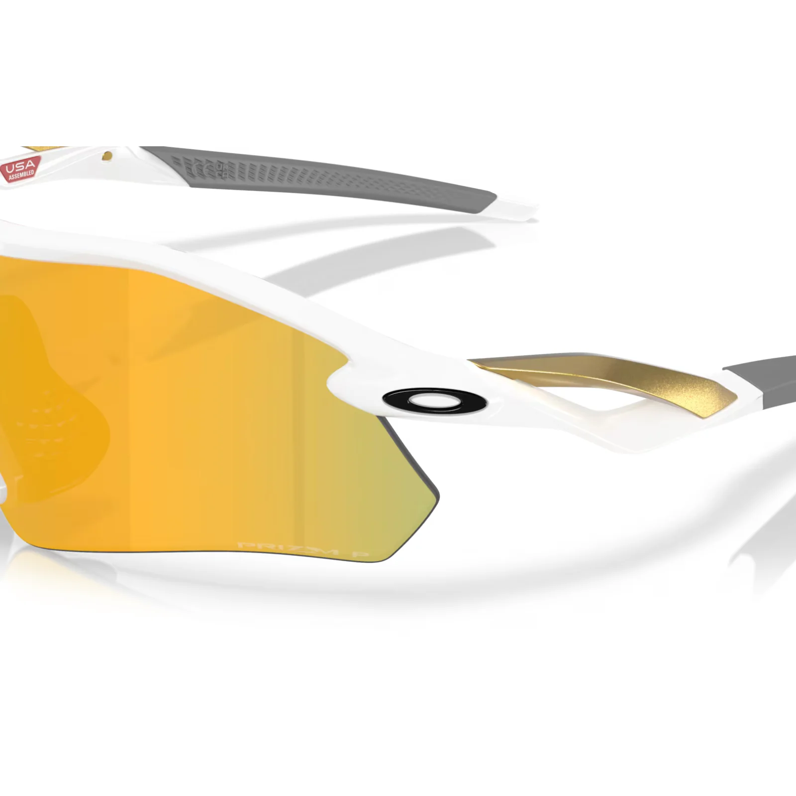 Oakley RADAR PLATE Polished White - Prizm 24K Polarized Sunglasses - Image 3