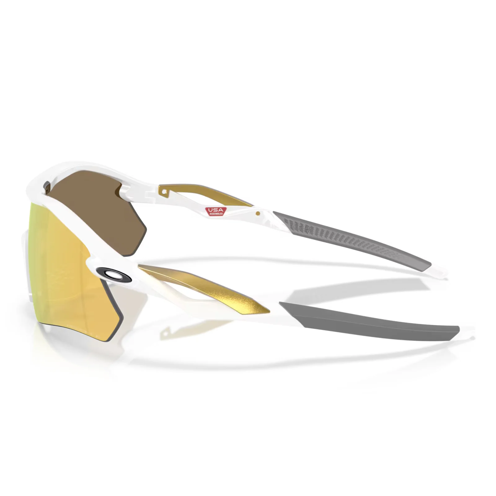 Oakley RADAR PLATE Polished White - Prizm 24K Polarized Sunglasses - Image 4