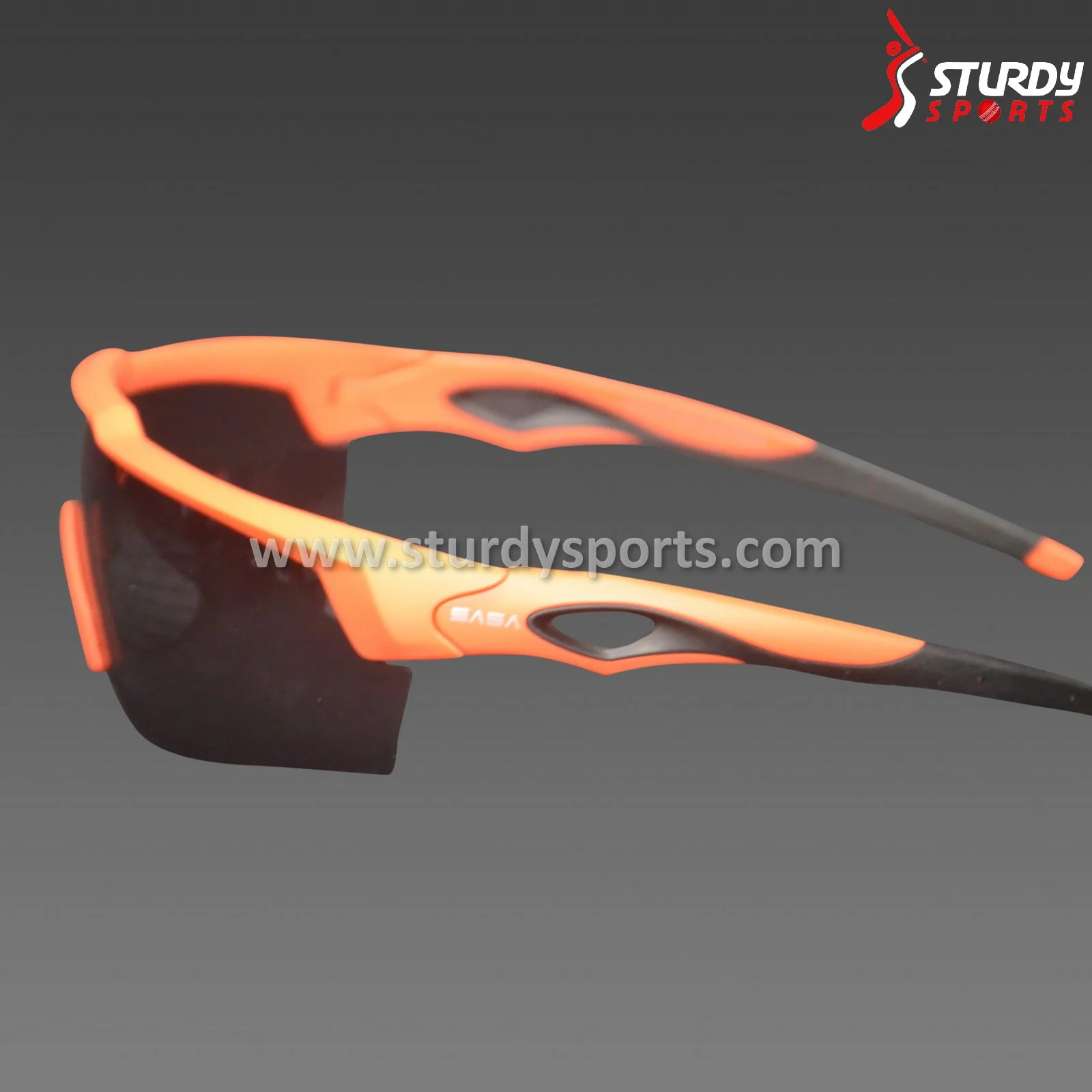 SASA Rebound Sunglasses (Orange Frame / Black Lens) - Image 3