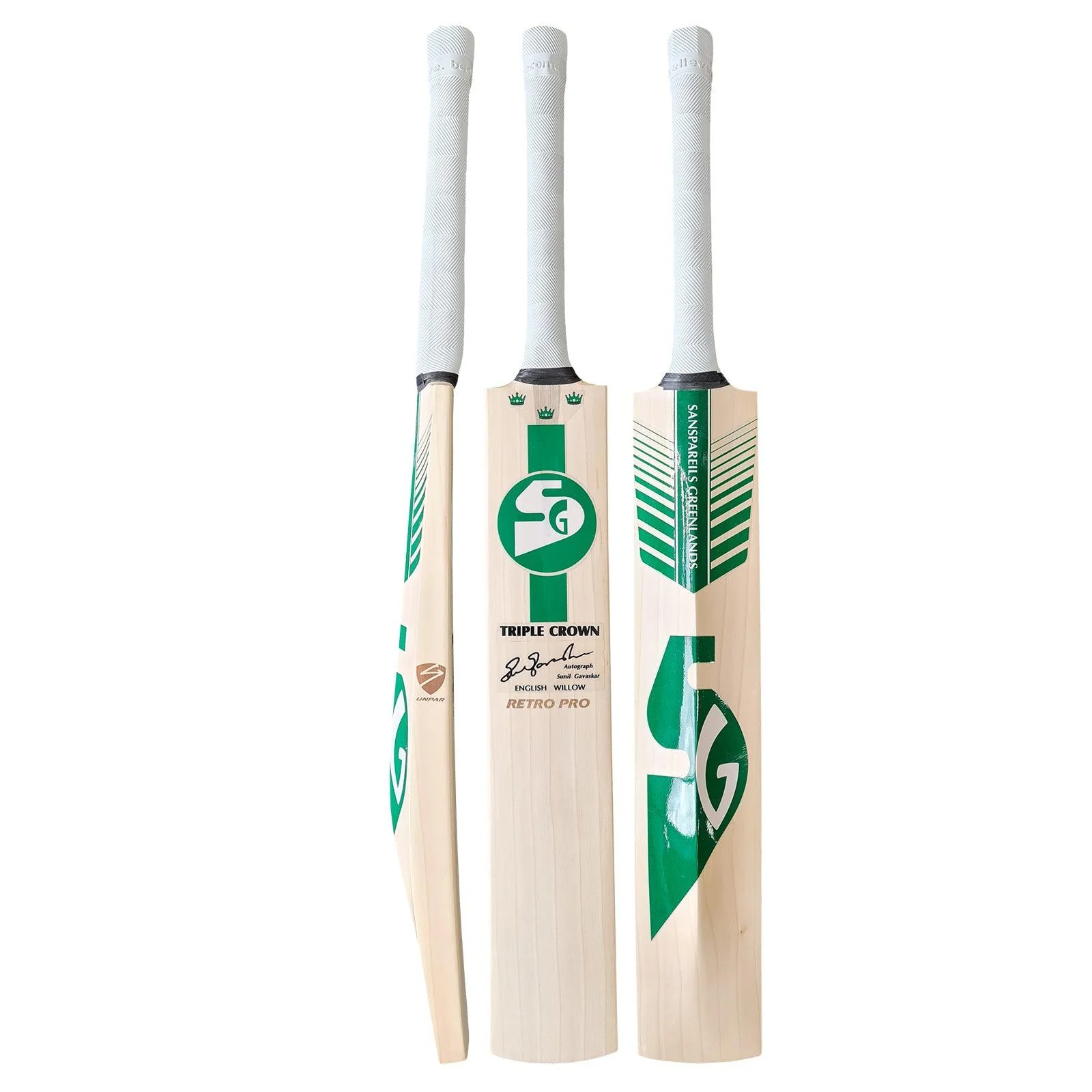 SG Triple Crown Retro Pro Cricket Bat - Senior - Image 5