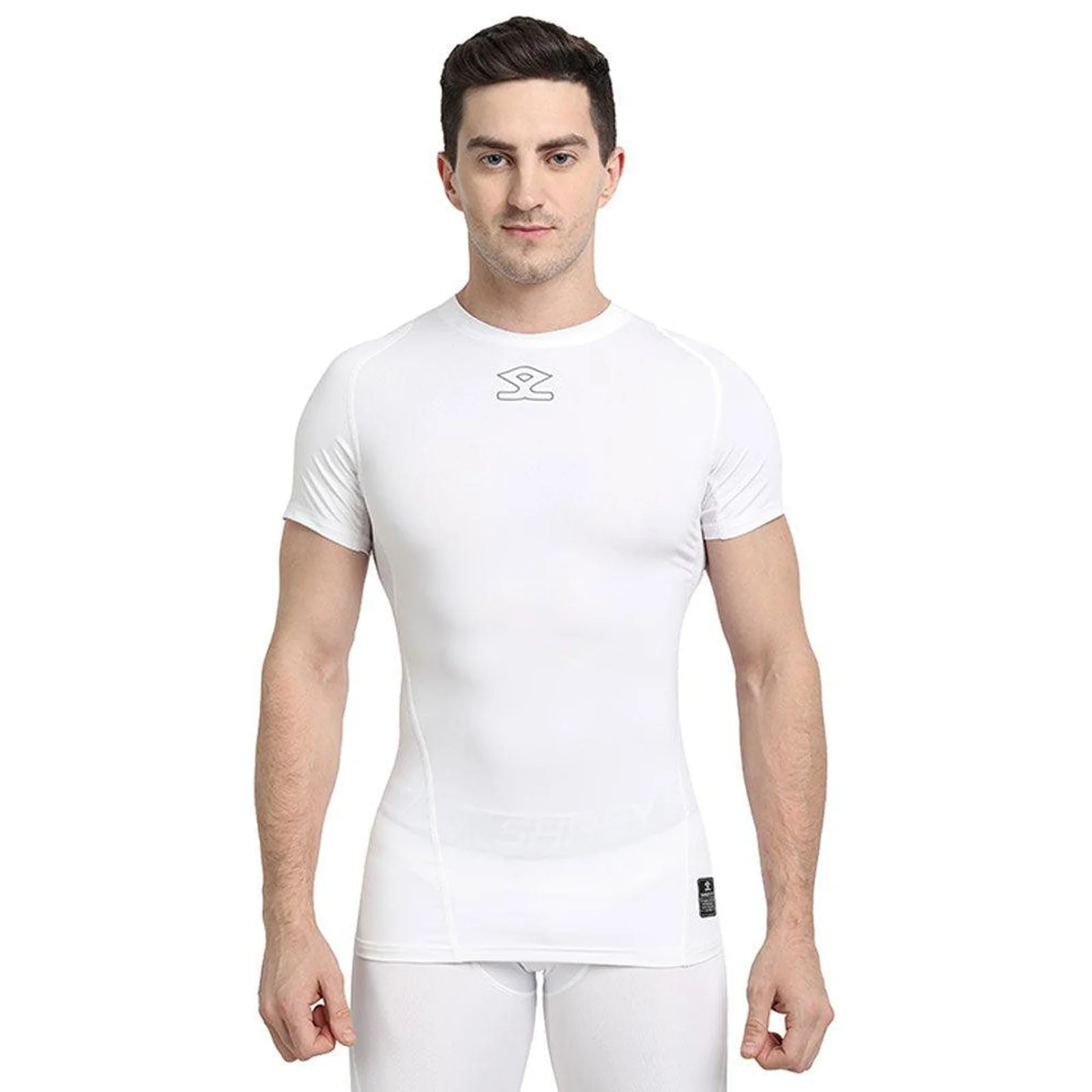Shrey Intense Baselayer Short Sleeve Top - White