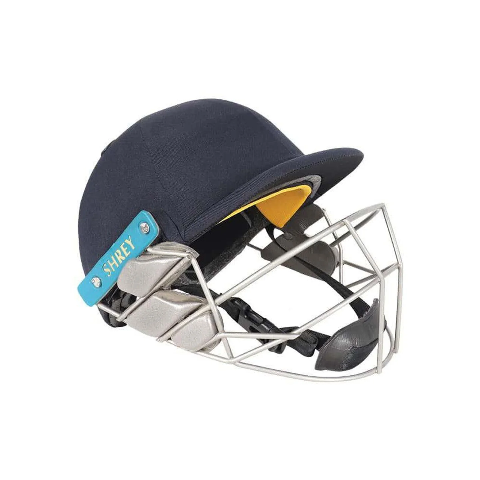 Shrey Masterclass 2.0 Stainless Steel Wicket Keeping Cricket Helmet - Navy - Image 2