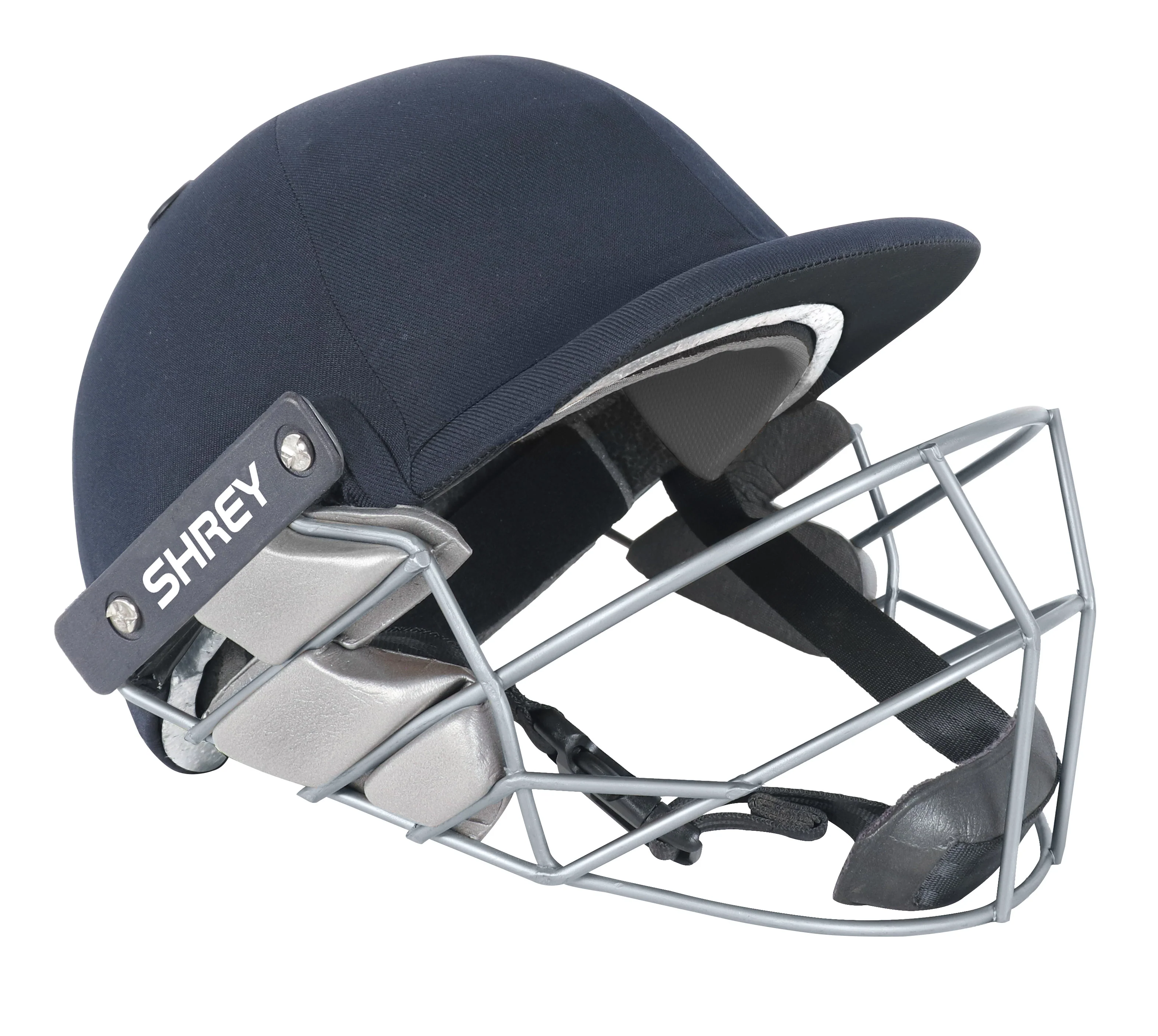 Shrey Performance Wicket Keeping Cricket Helmet - Navy Senior - Image 3