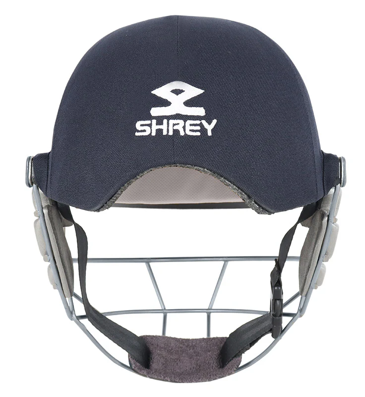 Shrey Performance Wicket Keeping Cricket Helmet - Navy Youth - Image 3