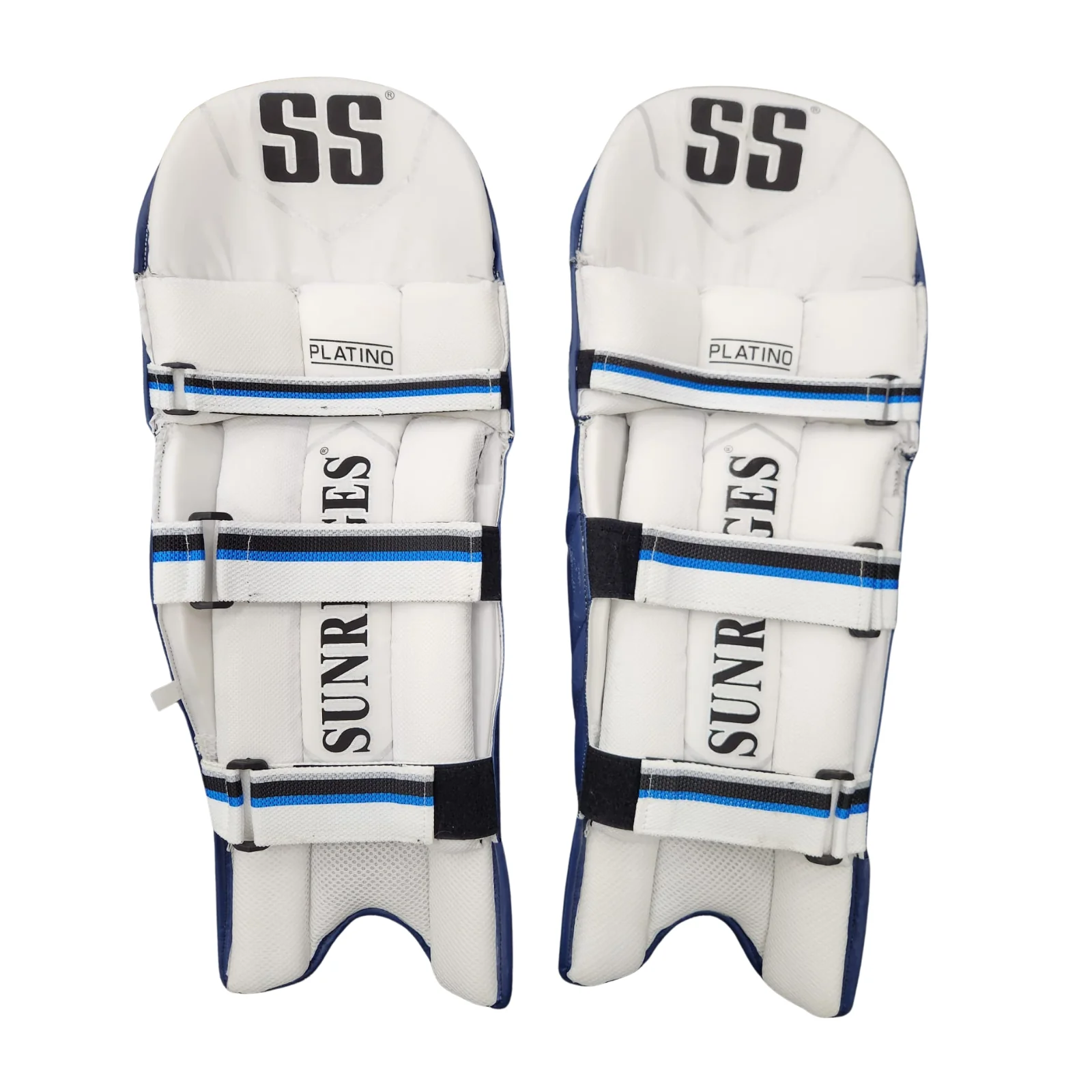 SS Platino Cricket Batting Pad - Youth Navy - Image 2